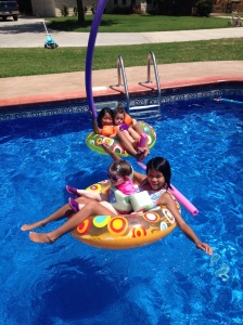 Pool full of kiddos!