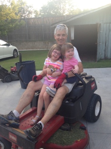 tractor rides with Granddaddy